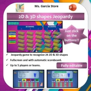 2d 3d shape Jeopardy