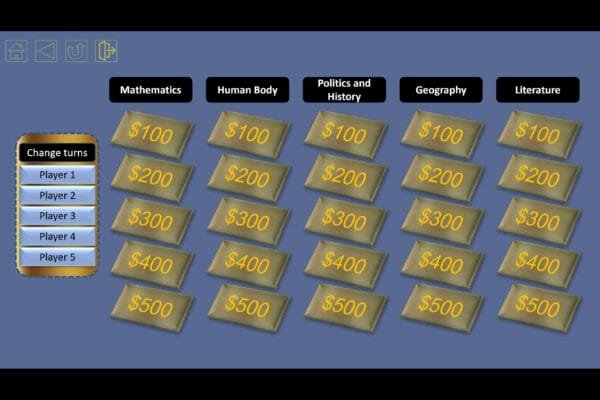 2nd Grade Multi-subject Jeopardy game - Image 2