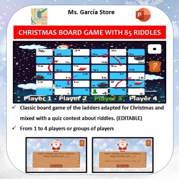 Christmas Riddles Game