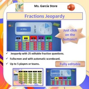 Fractions Jeopardy