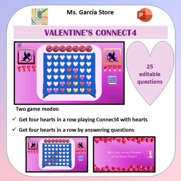 Valantine´s Day Connect4 25 Questions