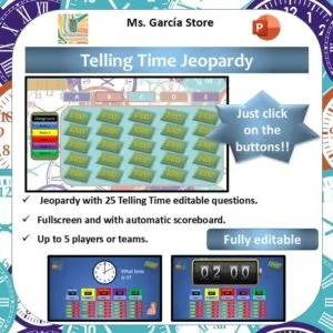 Telling Time Jeopardy