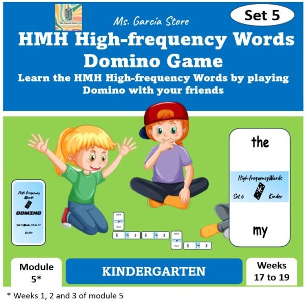 Domino HMH Into Reading Kinder 5