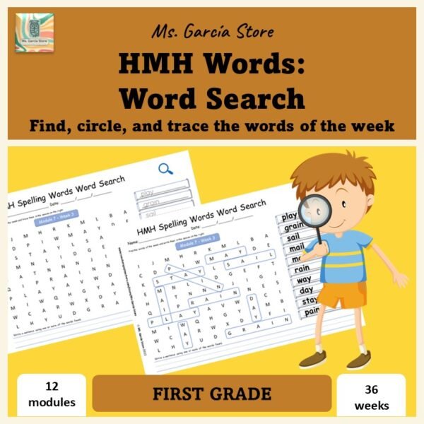 Word Search Trace 1st Cover