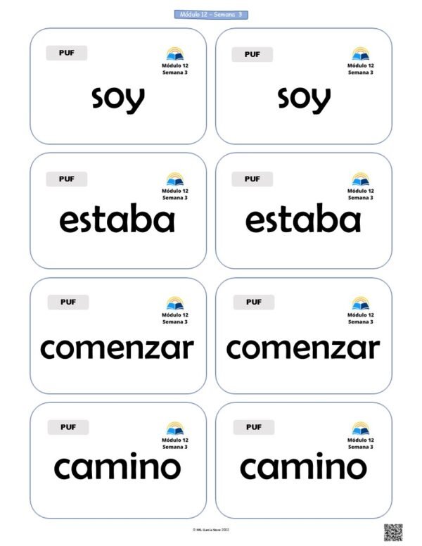Memorama de las Palabras de la Semana HMH de Primer Grado - Image 2