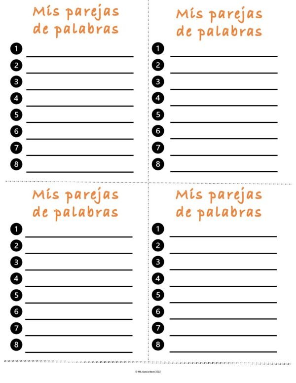 Memorama de las Palabras de la Semana HMH de Primer Grado - Image 4