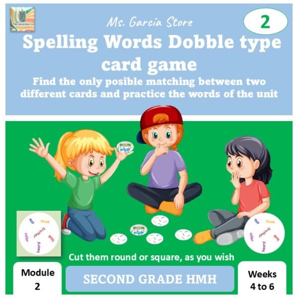 Spelling Dobble Game 2nd Module 2